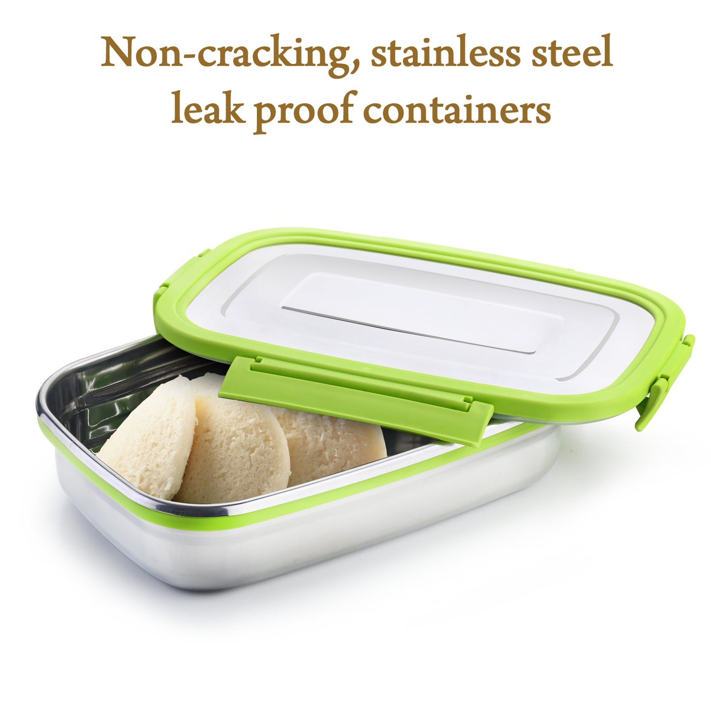 8133 Ganesh Junior Stainless Steel Lunch Pack For Office School Use
