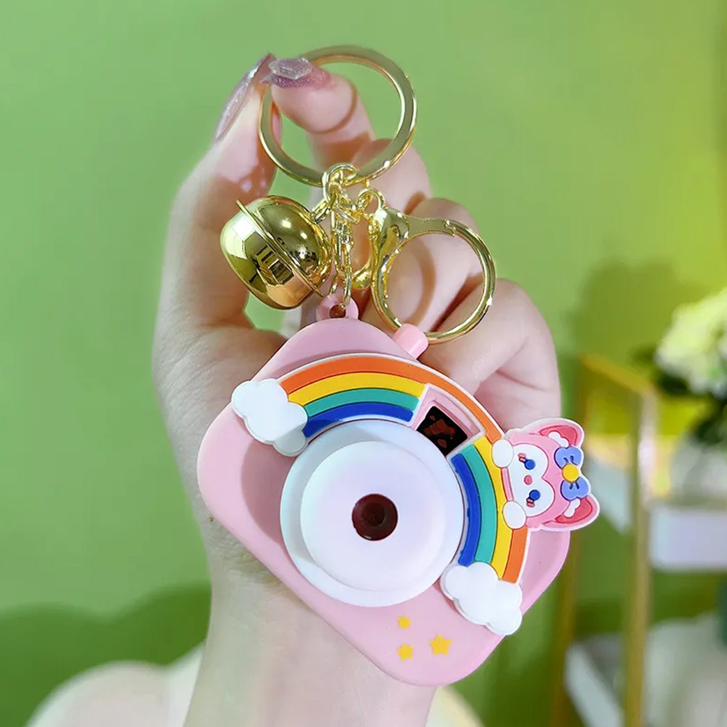 Projective Camera Keychain (1 Pc Mix Design)